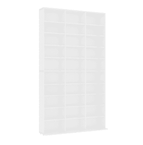 vidaXL CD Cabinet White Engineered Wood - (SKU:801778) Free Delivery