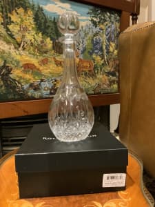 Royal Doulton decanter and a pair of wine glasses - Made in Slovakia