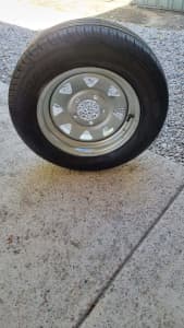 13 Inch 5 Stud Spare Wheel & Tyre