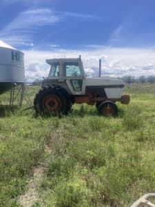 Case 2390 Tractor and Krone Big Square Baler Combo