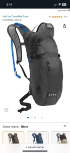 Black CamelBak Lobo Hydration Backpack 3L BRAND NEW 🏕️
