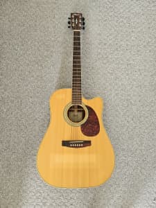 Cort MR710F Acoustic/Electric Guitar W/ Hard Case