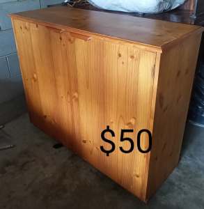 Kitchen dresser and sideboard cupboard $120 for the lot