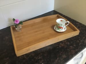 Bamboo Serving / Breakfast Tray - Pick Up Near Ryde