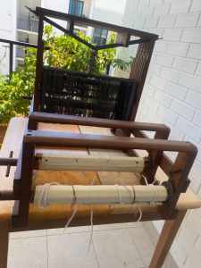 8-shaft vintage Harris table loom