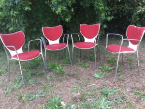 Heavy Duty Steel Frame Chairs $40 for four