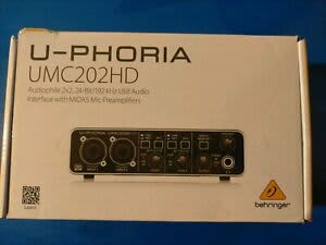 Uphoria UMC202HD Audio Interface