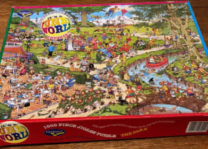 It’s a Funny World 1000 Pieces Jigsaw Puzzle THE PARK (USED)