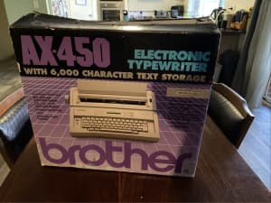 Vintage Brother AX 450 Electronic Typewriter