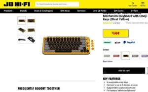 Pop keys Logitech Wireless Keyboard - Brand New