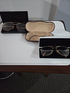 3 Pairs Of Mens Vintage Prescription Glasses