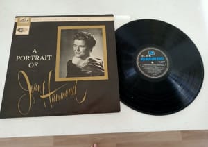 A portrait of Joan Hammond vinyl record