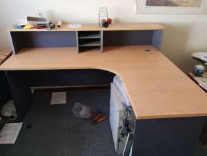 large office desk 1.8 x 1.5 metres std height