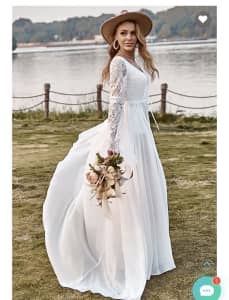 Bo-ho Wedding dress