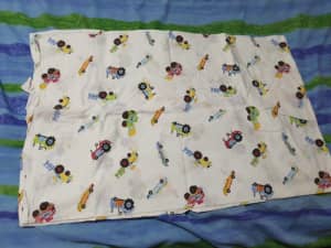 Cot bedding baby toddler, sheets and pillow cases
