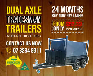 8x5X4 Tradesman Trailers AUSTRALIAN MADE Heavy Duty