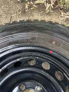 2017 Hilux spare tyre - good condition.