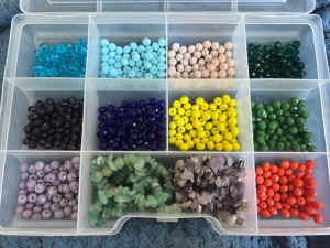 Beads for jewellery making Crystal Rondelle Beads and Stone Beads