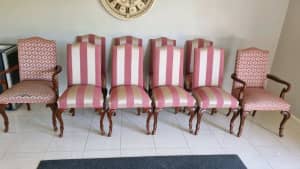 12 x dining chairs 2 x carver chairs - Pick up ASAP 