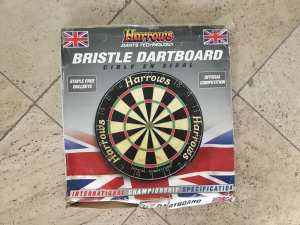 New Harrows Bristle Dartboard UK vintage