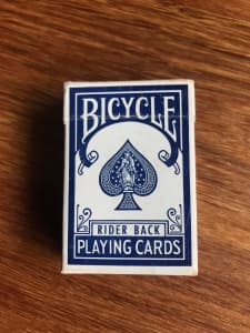 Miniature Bicycle Playing Cards - Vintage Rider Back Pack 404