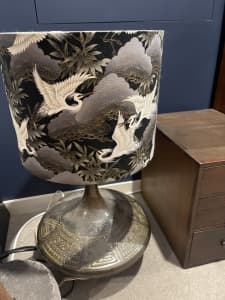 Mid century beautiful lamp - paired with a modern lamp shade