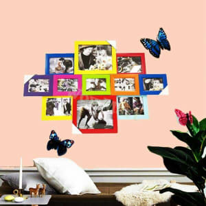 Wowmart Wall Mounted Kid Children 11 Picture Photo Frame Collage