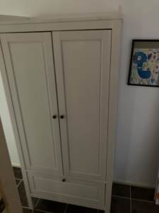 IKEA cupboard white with double doors