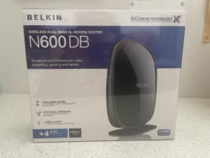 Brand New Belkin Modem Router N600DB