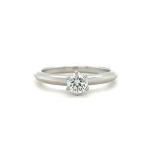 Tiffany & Co Diamond Engagement Ring 0.52ct - H Colour, VVS2 Clarity