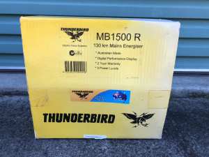 Thunderbird MB1500R Electric fence energiser