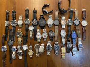 35 Quartz Mens Watches - Guess Seiko Casio Adina