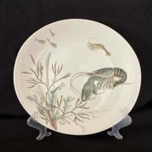 Vintage Johnson Bros. Fish Design Dinner Plates