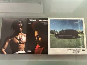 WTS used vinyls- Travis Scott, The Weeknd, Kendrick Lamar