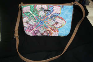 DESIGUAL LADIES EXPANDABLE X/BODY SHOULDER BAG. NEW NO TAGS. CAN POST.