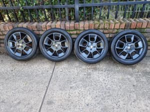 Set of 4x 16 Suzuki inch Alloy Wheels 90% Dunlop Tyre Tread