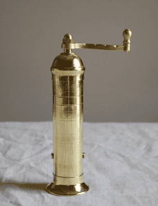 Stylish new brass Alexander pepper grinder mill 20cm