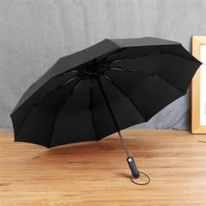 Folding umbrella black