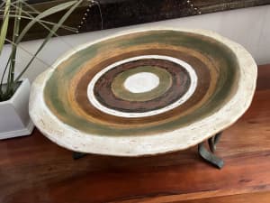 DECORATIVE BOWL WITH STAND FOR TABLE
