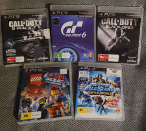 PS3 5 games $55 the lot as pictured