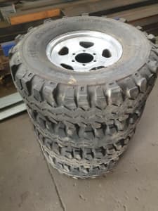 Super swamper tyres. 34x10.5x15