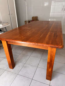 Dining table. Seats 8. Solid wood