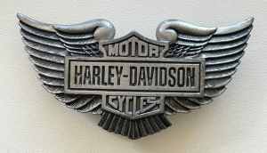 Harley Davidson Motor Cycles Australia Wings ACME Vintage Belt Buckle