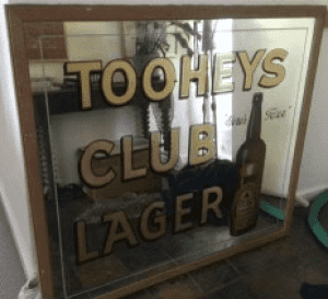 Wanted: TOOHEYS MIRRORS & SIGNS WANTED!!!