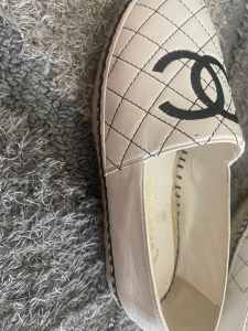 Chanel Espadrilles leather white
