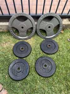 80KGS OF WEIGHT PLATES
