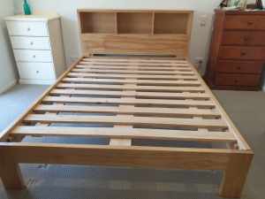 QUEEN SIZE BED MADE IN QUEENSLAND WITH QUALITY PINE TIMBER