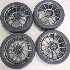 subaru wrx STI 18 rims and tyres 235/40Z/R18 URGENT SALE