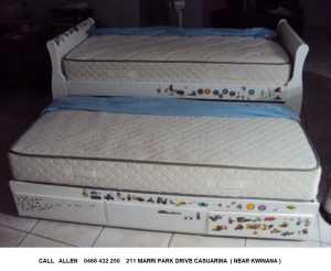 Beds trundle bed two beds in one