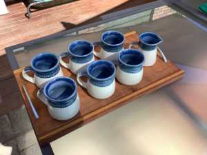 Bendigo Pottery mugs and jug